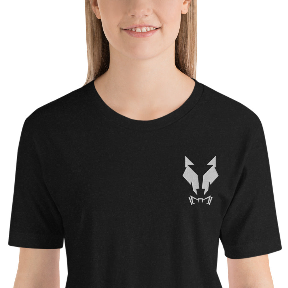 Kurzärmeliges T-Shirt Unisex Lupo Stickerei
