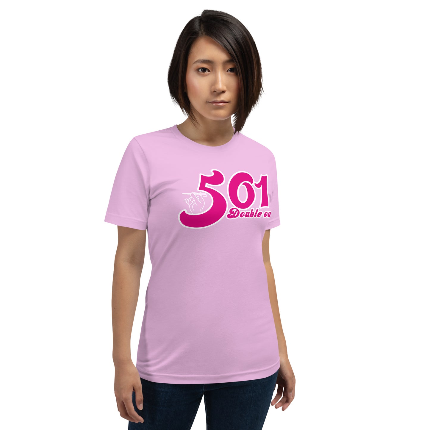 Kurzärmeliges T-Shirt Unisex 501 DO Pink